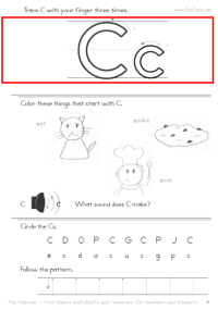 How to write abcs worksheet