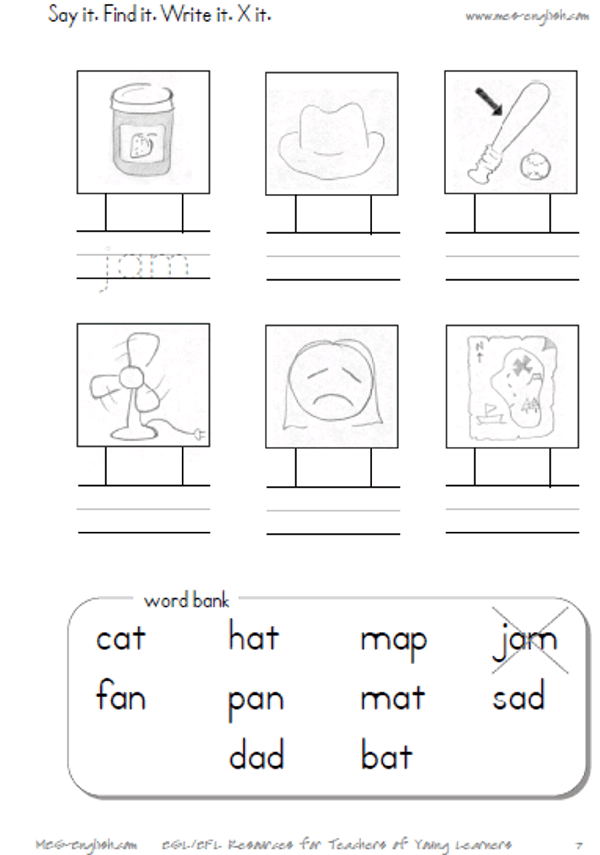 Worksheets  Elementary Printable  Reading DYNASTYâ„¢  worksheet  kindergarten æ±æ–¹ä¸æ•— cvc free Free