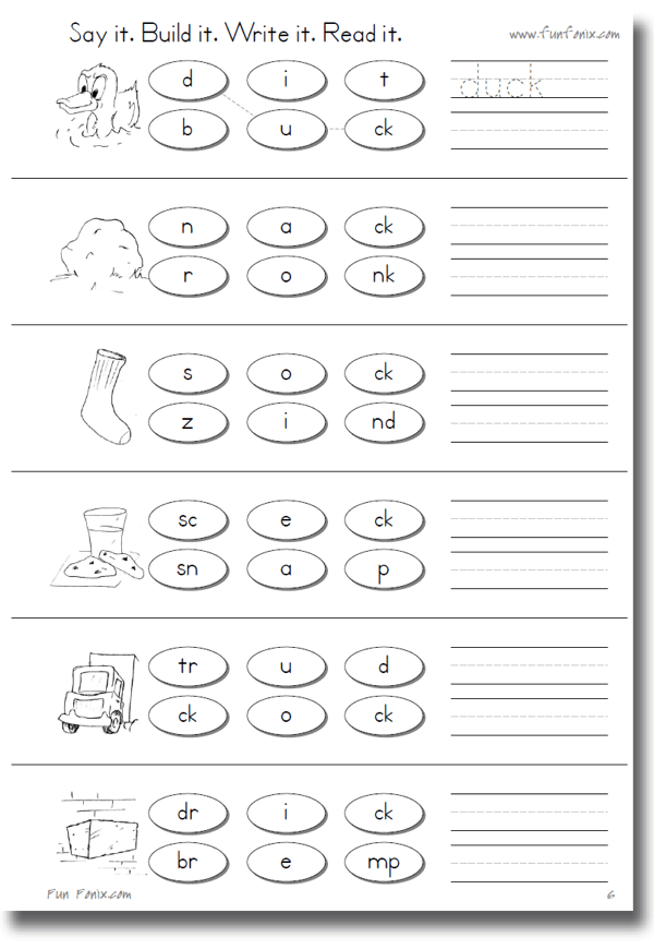 Consonant Digraph Worksheets - Printable.