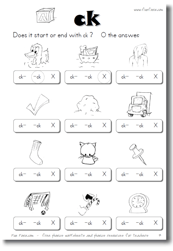 Fun Fonix Book 2 consonant digraph worksheets