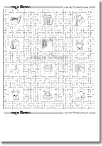 phonics maze worksheets