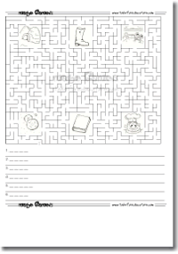 printable maze worksheets