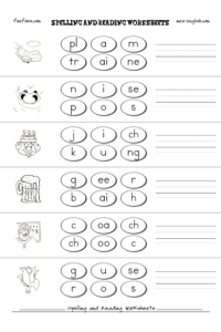 Spelling Worksheet Template