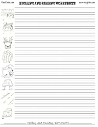 handwriting worksheet templates